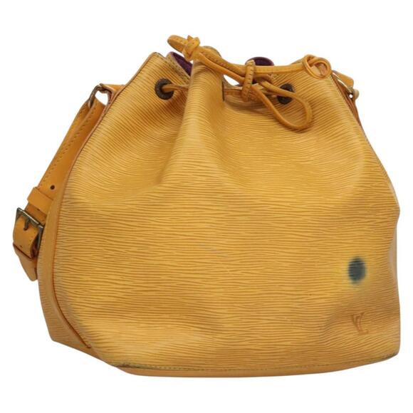 LOUIS VUITTON Epi Petit Noe Shoulder Bag Yellow M44109 - Picture 1 of 16